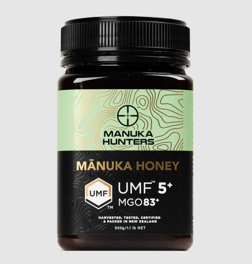 【单瓶包邮】MANUKA HUNTERS MANUKA HONEY 麦卢卡蜂蜜 UMF5+/MGO83+ 500g (保质期2029/10)